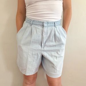 Vintage • academia mom shorts high rise denim